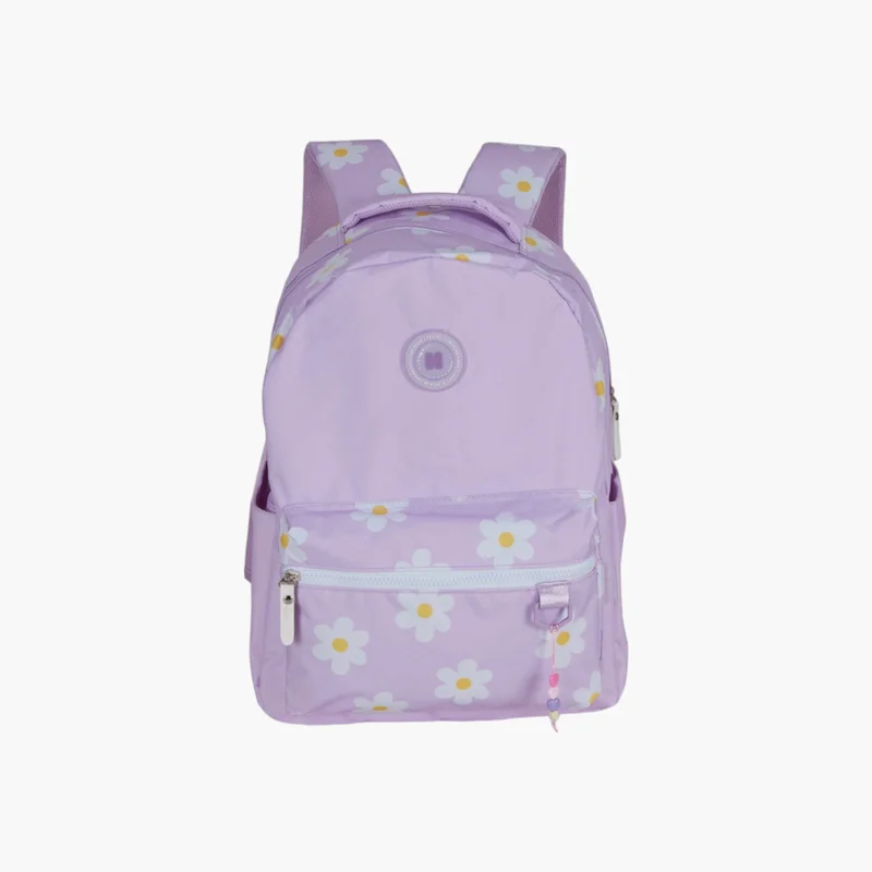PAUSE Printed Purple Backpack for Kids